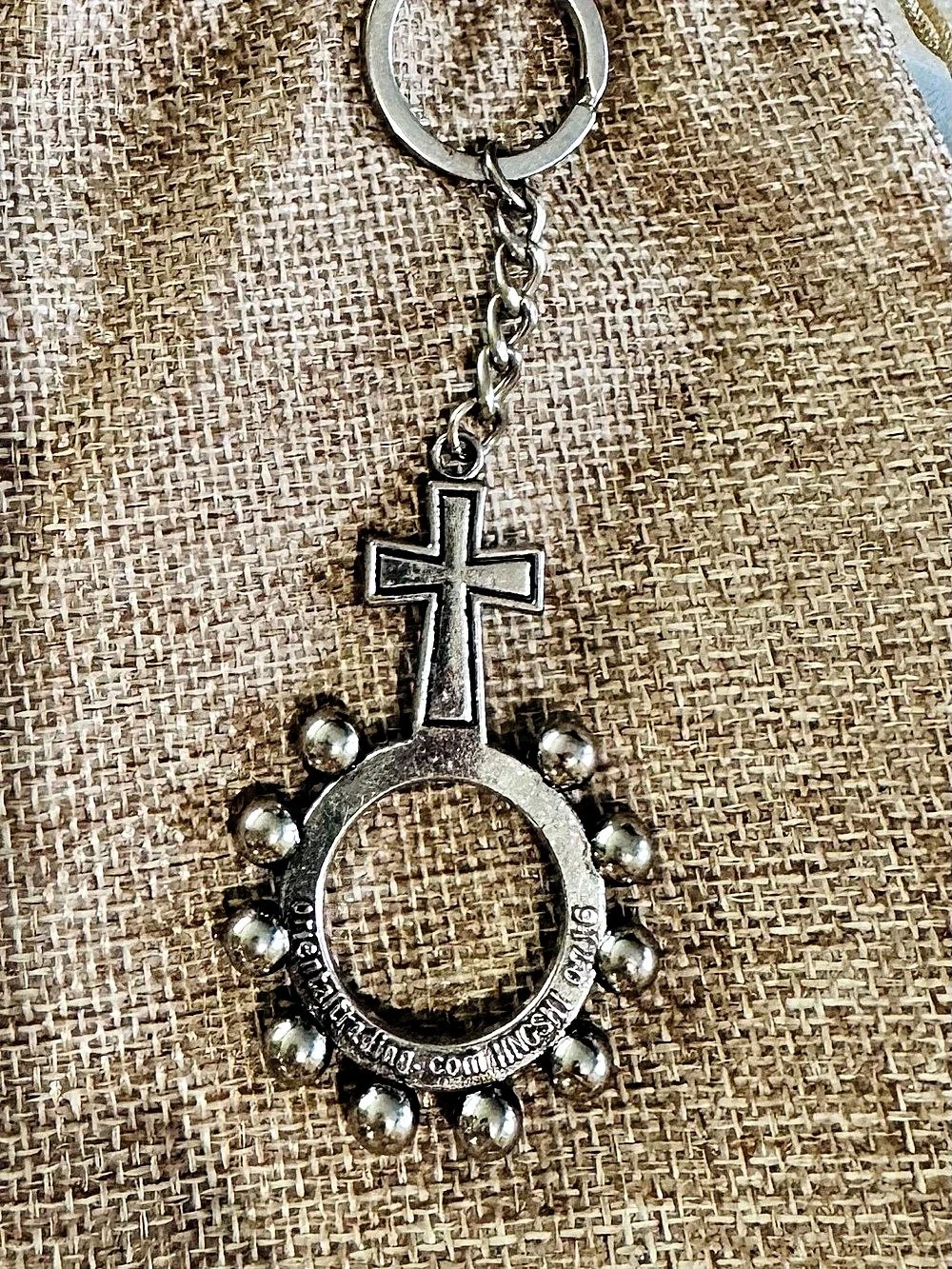 N/A cross keychain
